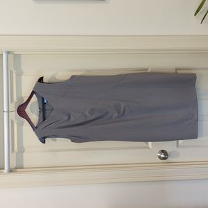 Banana Republic Lightweight Wool Sheath Dress (Gray, 14 Tall)